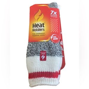 HEAT HOLDERS Unisex 7X The Warmest Thermal Sock  Size: 7-12 M 8-13 W
